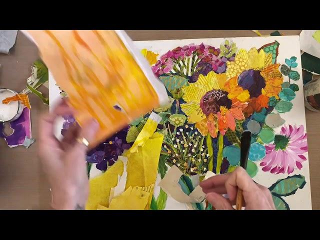 Floral Collage Application and Zoom–Tutorial Tidbits