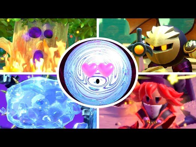 Kirby Star Allies - All Boss Secrets & Easter Eggs