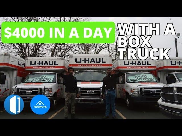 HOW TO MAKE $4000 WITH A BOX TRUCK | How To Make Money With A Box Truck