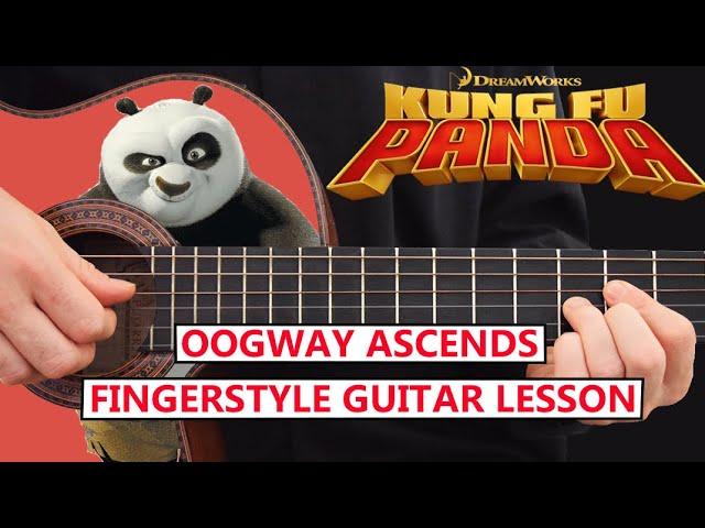 Kung Fu Panda - Oogway Ascends - Guitar Fingerstyle Lesson Step by Step
