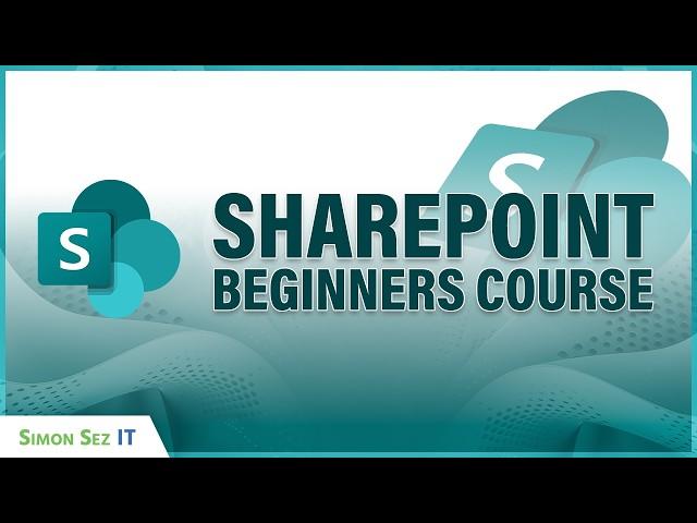 Microsoft SharePoint Online Tutorial - 1 Hour Crash Course