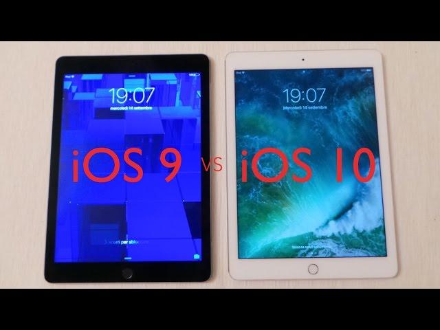 iPad Air 2 : iOS 9.3.5 vs iOS 10.0.1 Speed Test