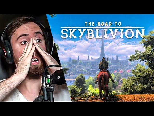 Asmongold is just MINDBLOWN By Elder Scrolls Skyblivion