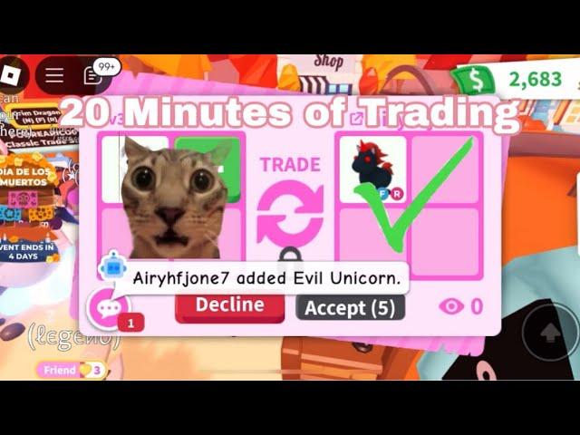 20 Minutes of ADOPT ME TRADING•