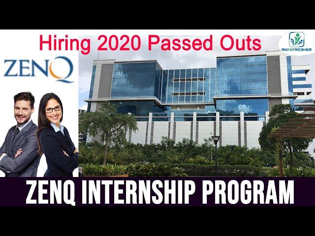 ZenQ Internship Program for Freshers as Software Test Engineer | Way2Fresher