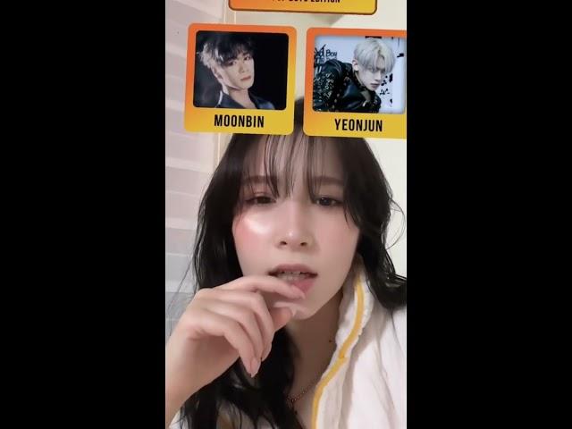 #txt #hueningkai sister lea rank her favorite #kpop #male #idol #funny #shorts