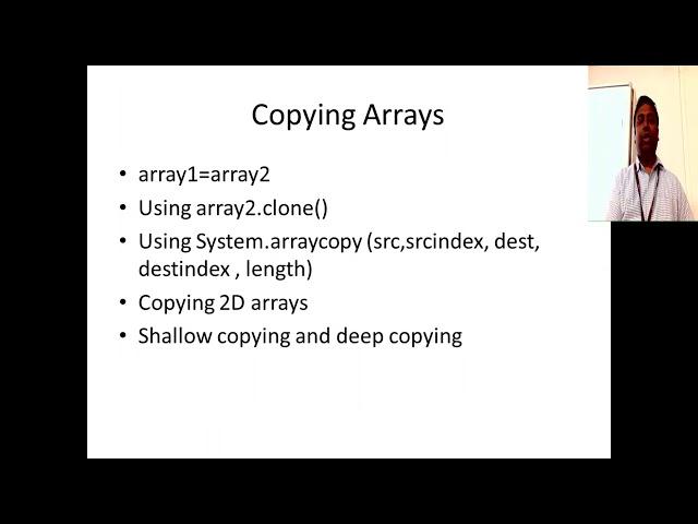 Java #6 - Copying Arrays, Shallow Copy Vs Deep Copy