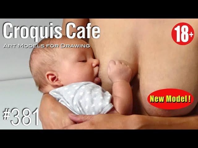 CROQUIS CAFE: Art Models for Drawing, No. 381 (mother and child)