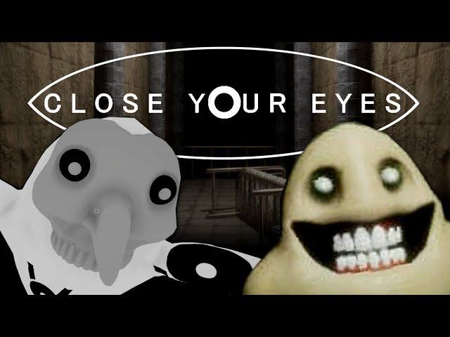 Close Your Eyes - A REAL EYE OPENER  (Full Playthrough / All Endings) Manly Let's Play