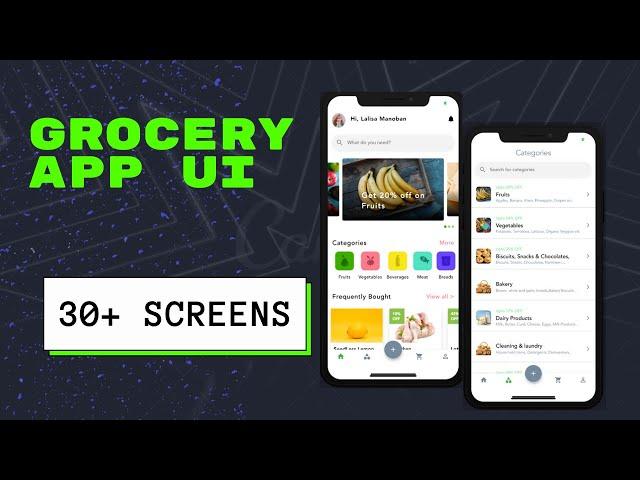 New E Commerce/ Grocery App UI flutter(2020)