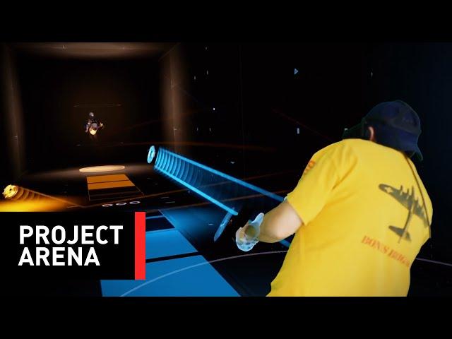 Project Arena: A Room-Scale Virtual Reality Arcade Game