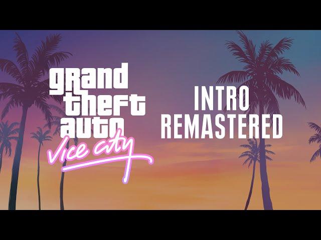 Grand Theft Auto - Vice City | Intro Remastered | GTA Vice City | GTA VI | NJMODS