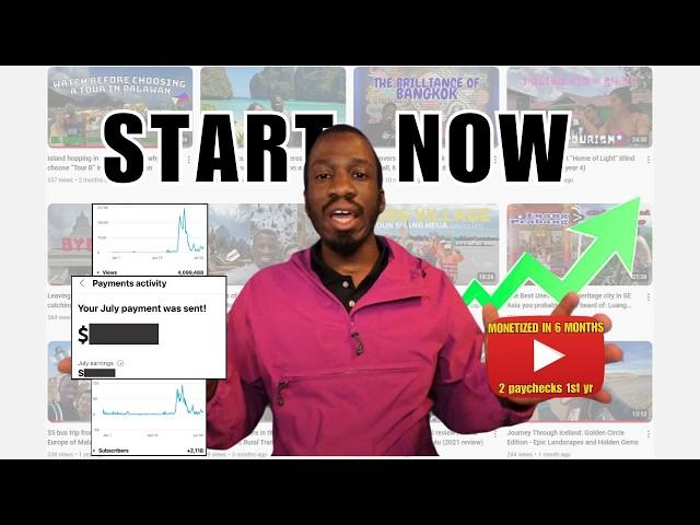 YouTube Success in 6 Months | First Monetized Paycheck | 5 Tips (viral under 500 subs)