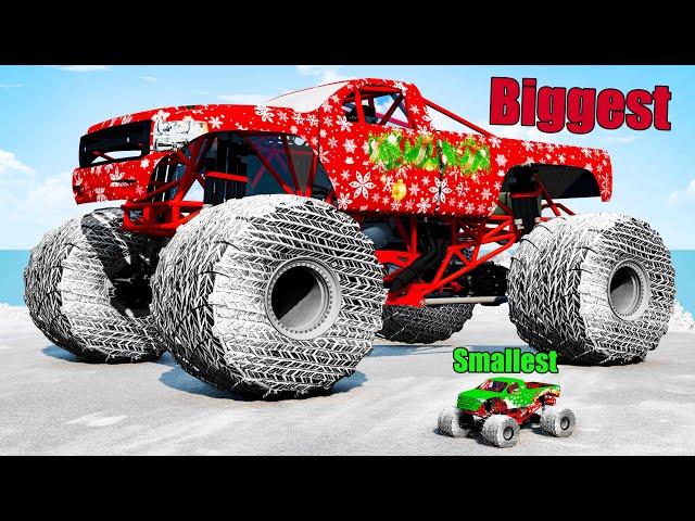 Biggest vs Smallest Monster Truck #7 - Beamng drive