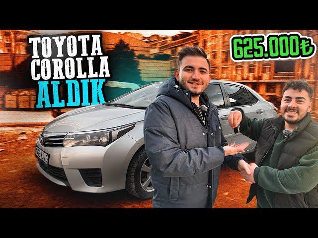 625.000 TL TOYOTA COROLLA ALDIK !