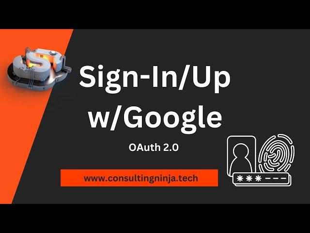 Sign Up / In with Google! | SvelteKit OAuth 2.0