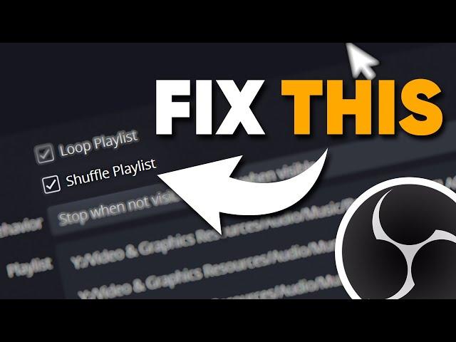 Shuffle your VLC source in OBS Studio the RIGHT WAY! OBS Studio Tutorial | Stream Guides
