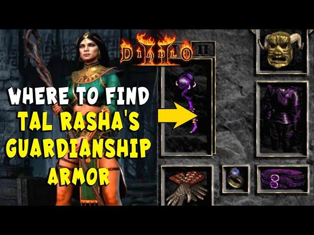 Best Place to Find Tal Rasha's Guardianship Armor (Lacquered Plate) in Diablo 2 / Resurrected D2R