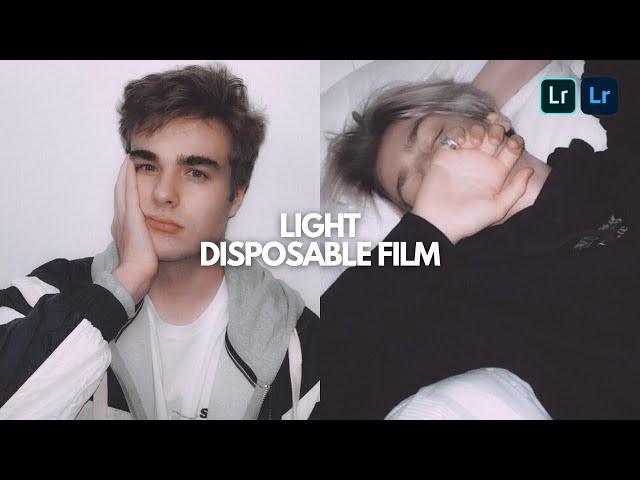 Light Disposable Film Lightroom Preset | Free Lightroom Mobile Preset | Film Preset | Aesthetic