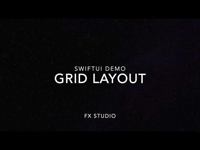 Grid Layout | Demo | SwiftUI