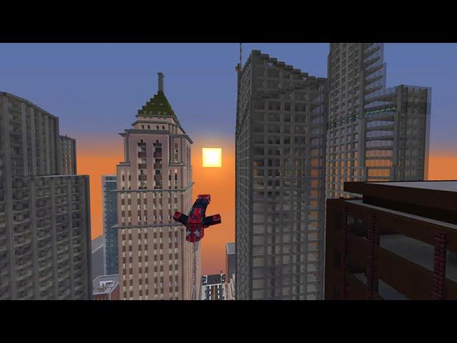 Spider-Man (Raimi) Smooth Webswinging in Minecraft