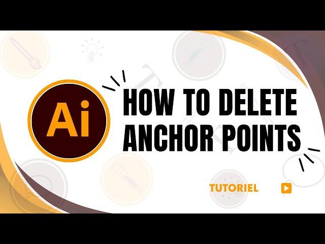 how to delete anchor points in illustrator