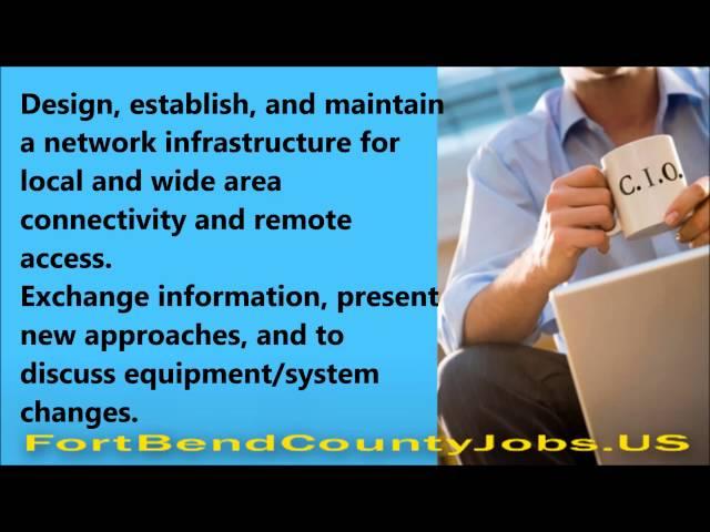 Chief Information Officer Job Description - Fortbendcountyjobs.us