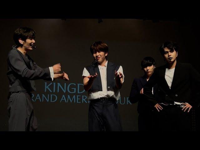 KINGDOM Ment #4 Vancouver Live 4K Fancam Grand America Tour @ Centennial Theatre 230908