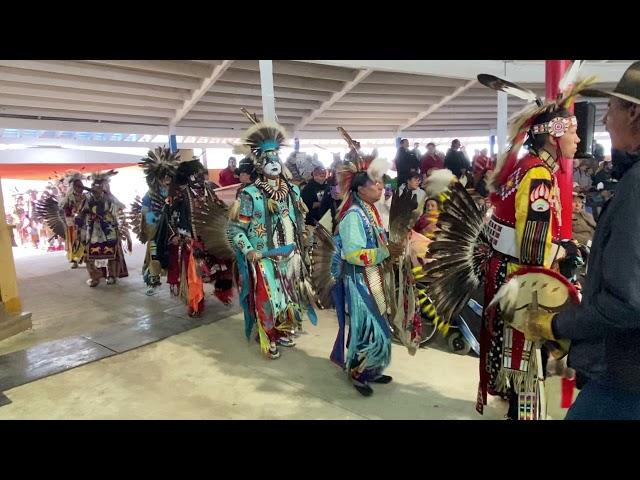 Sunday afternoon grand entry @ Onion lake pow wow 2021