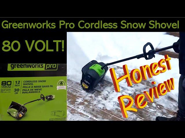 Greenworks Pro 80-volt 12-inch Cordless Snow Shovel: Honest Review