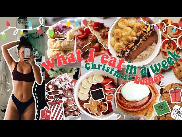 CHRISTMAS ‘CHEAT’ WEEK!! (what I eat in a week) & spend Christmas with the Sun family