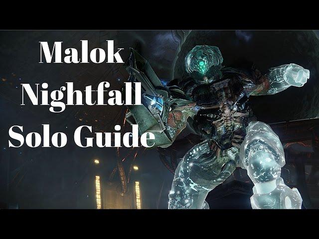 Destiny Let's Nightfall - Blighted Chalice Solo Nightfall Walkthrough Guide - January 24-30 2017