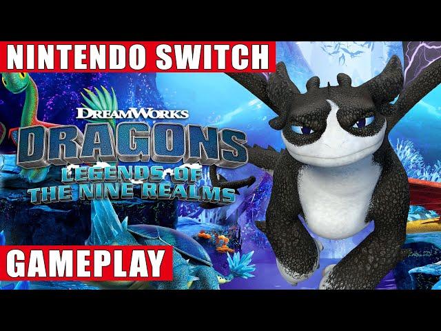 DreamWorks Dragons: Legends of the Nine Realms Nintendo Switch Gameplay