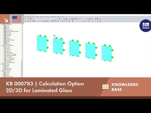 KB 000783 | Calculation Option 2D/3D for Laminated Glass