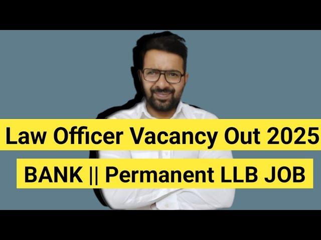 Legal Manager Vacancy Out in Bank of Maharashtra || Law Vacancy Out in Govt of India