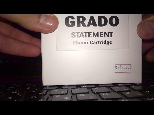 Unboxing GRADO The Statement Moving Iron Low Output Phono Cartridge MI LO