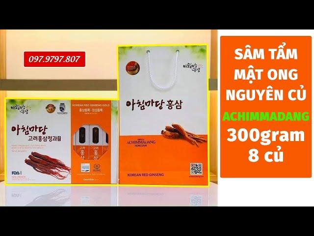 Sâm Tẩm Mật Ong Nguyên Của của ACHIMMADANG Hàn Quốc có gì mà ngon thế?