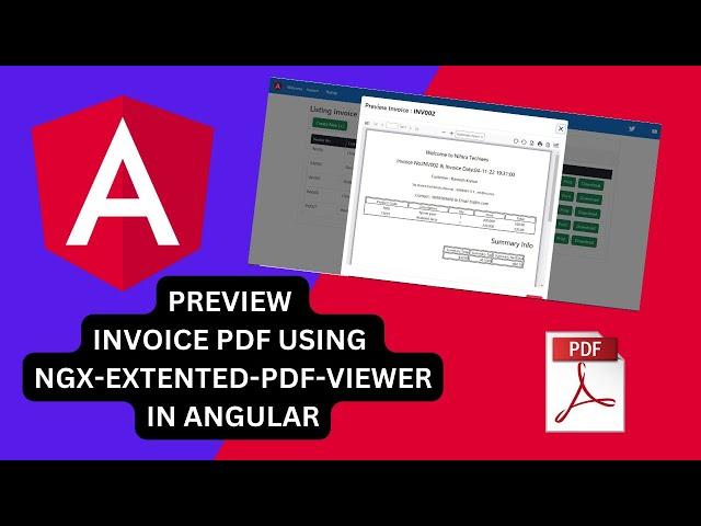 PDF Viewer in angular (.NET CORE Web API + bootstrap modal )  | ngx extended pdf viewer