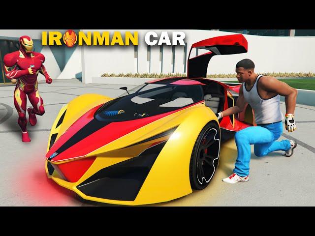 Franklin Stealing Ironman Super Fastest Car in GTA 5 ! | Techerz