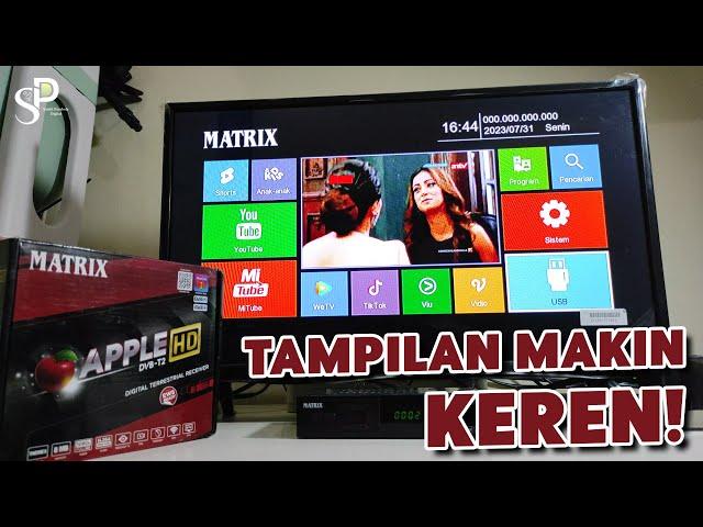 Upgrade STB Matrix Apple Merah HD V2.6.9 Ada Fitur Yang Keren