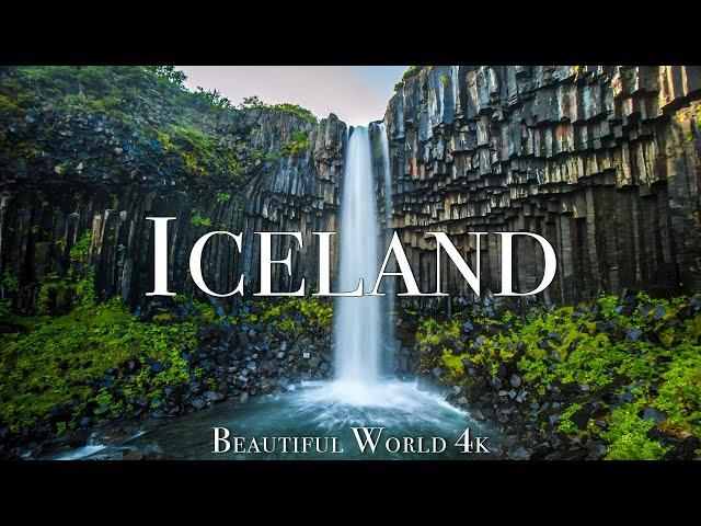 Iceland 4K Nature Relaxation Film - Meditation Relaxing Music - Amazing Nature