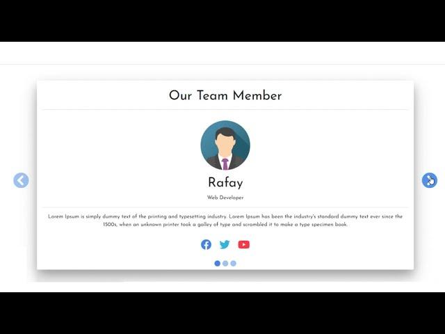 How to Create Responsive Card Slider | Create Team Member Slider | Responsive Sliders | Source File