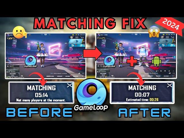 Pubg Mobile Gameloop Matching Problem 2024 | Fix matchmaking Gameloop