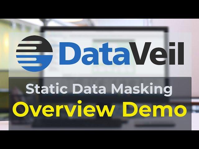 DataVeil Static Data Masking Overview Demo