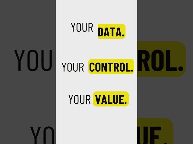  Your data is valuable - but who's really profiting from it?