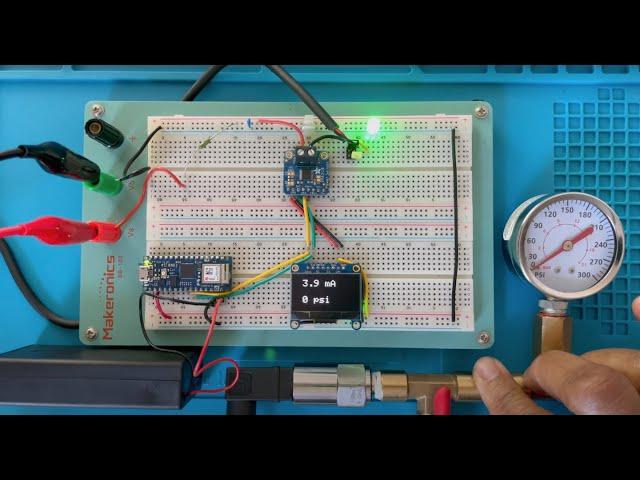 4-20mA Industrial Pressure Sensor, Arduino IoT