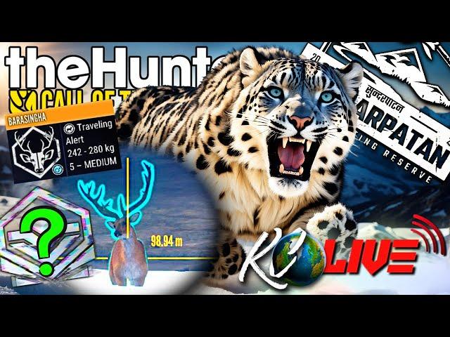 LIVE - Hunting a DIAMOND Barasingha & MALE CARAMEL Snow Leopard?! | Call of the Wild