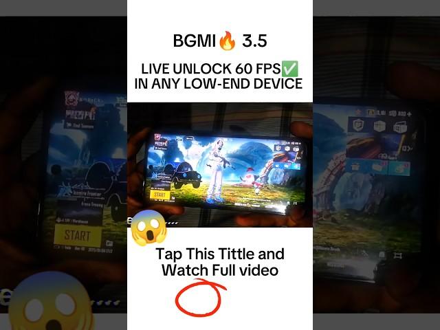 How To UNLOCK 60 FPS In BGMI | How To ENABLE 60 FPS In PUBG/BGMI#bgmi #shorts #lagfixbgmi @PUBG