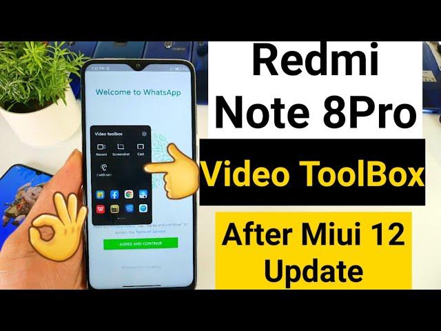 Redmi note 8pro miui 12 update video toolbox feature indepth review