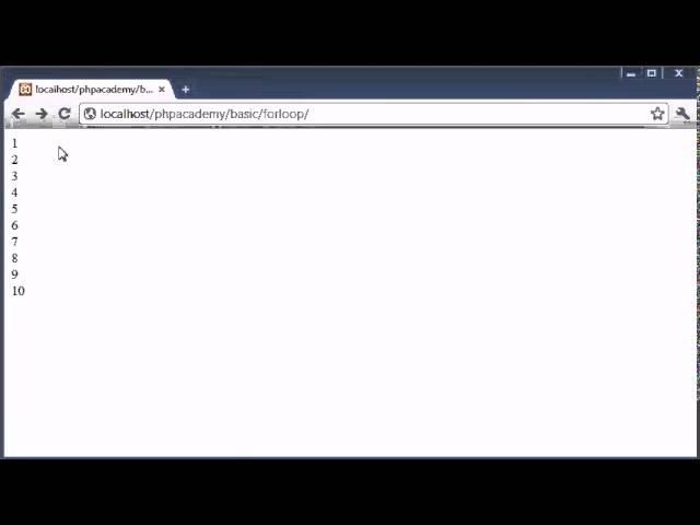 PHP For Loops for Beginners  |  Stone River eLearning